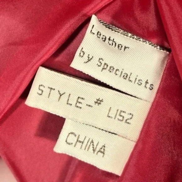 Scully Red Suede Leather Jacket Fringe Concho Beaded Medium Womens Western Wear - Picture 15 of 16